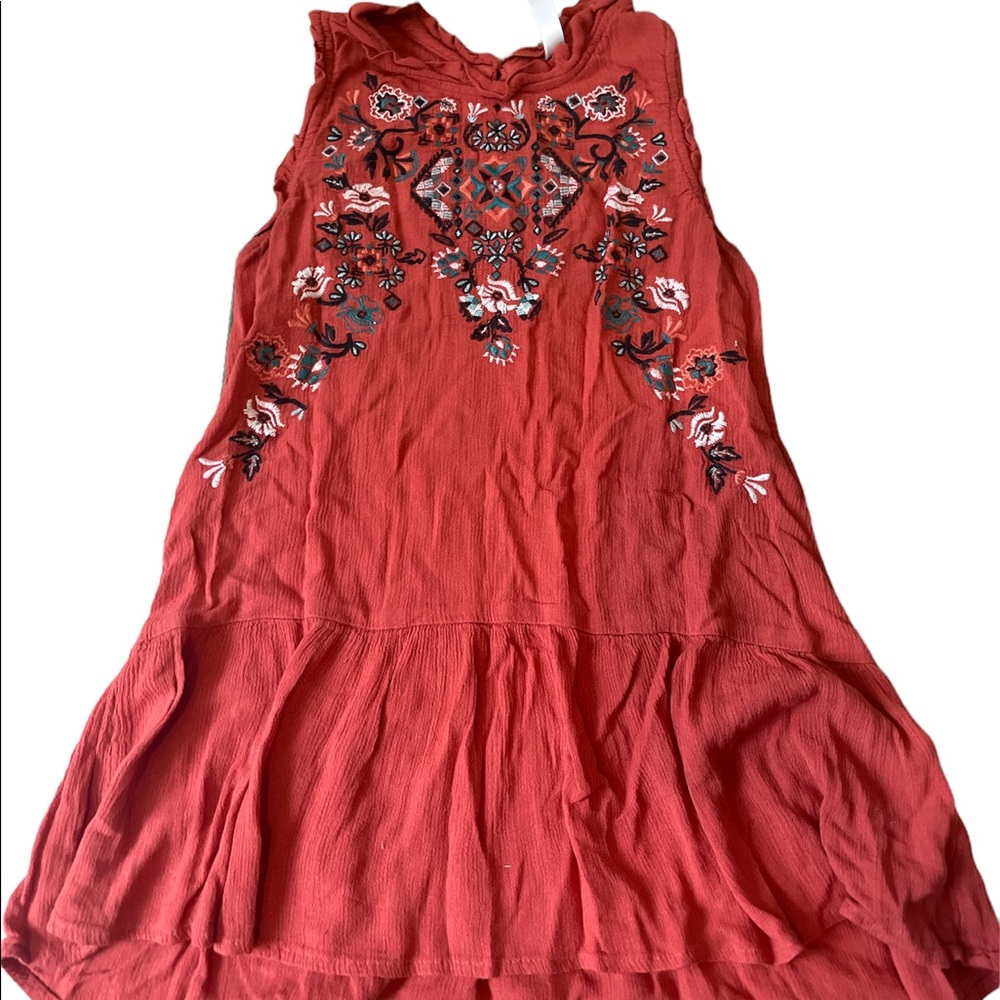 XHILARATION XS Embroidered Blouse Top